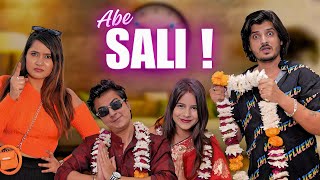 Abe Sali  Pjdivya full comedy video  Ft Pankaj Joshi PJ amp Divya Upadhyay [upl. by Ddene]