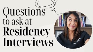 ❓ 10 Questions to Ask At Residency Interviews❓ Yasha Gupta MD [upl. by Nivk]