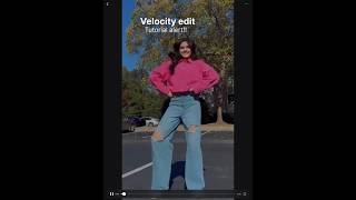 Easiest velocity edit velocity edit kaise kare shorts [upl. by Lontson193]