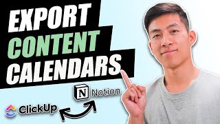 How To ImportExport Content Calendars Between Notion amp ClickUp [upl. by Halyahs]