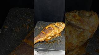 Grilled Fish ASMR Cooking shorts cooking asmr recipe crunchytreats sounds fish [upl. by Oiracam]