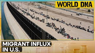 US Migrant Crisis Migrants Desperate March Before Trumps Return  World DNA  World News  WION [upl. by Rosaline]