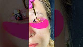 Lash lifting tutorial shorts eyelashesbeautiful beauty beautifulgirlbeautyblogger halloween [upl. by Sabanrab]