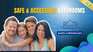 Safe amp Accessible Bathrooms🚿✨Quality Craftsmen  Georgia Bathroom amp Kitchen Remodelers🌟 [upl. by Osnofledi]