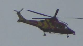 Cornwall Air Ambulance Agustawestland AW169 Leondaro HLE01 GCRWL Helicopter [upl. by Venterea]