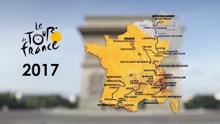 Le parcours en 3D  The route in 3D  Tour de France 2017 [upl. by Butterworth]