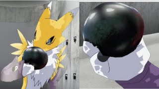 Renamon THE KRONOS UNVEILED  Fan Art Animation [upl. by Lhadnek]