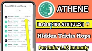 Athene App 3 Instant Bonus Per Rafer 15 Instant  Limited Time FCFS  Unlimited Kops Lagao [upl. by Nabois]