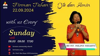 Ibadah 1 Hermon Community Church 22 September 2024 jam 0630 WIB  Ibu Pdt Philipus Widianto [upl. by Sachiko]