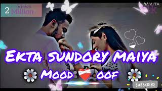 Ekta sundori 🥰Maya mun nilo kariya❤️‍🩹 কাজল কালো আঁখি রে ঘনও কালো চলো💔❤️‍🩹 new songviralmusic [upl. by Annekim]