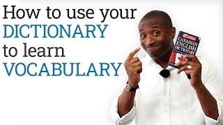 How to use your dictionary to build your vocabulary [upl. by Nirehtak531]