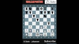 B3 ⭐ Unclear Position ⭐Nimzowitsch Larsen Attack openings ✅ B Stein  Johansen London 1985 [upl. by Natsirc]