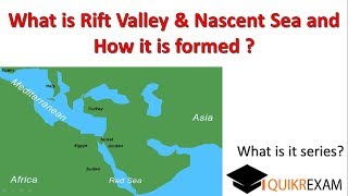 What is Rift Valley and Nascent Sea and How it is formed [upl. by Zaremski]