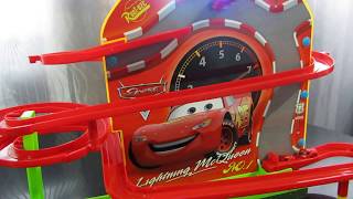 Disney Cars Lightning McQueen Race Track Speedway  Disney Pixar Car Race Track Toys [upl. by Arraic940]