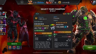 AW S48 Boss Fight A Video on how “NOT” to fight Maestro using Symbiote Supreme magicthief mcoc [upl. by Richmond862]