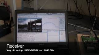 DVB with GNU Radio and Gstreamer  Webcam [upl. by Hcaz407]