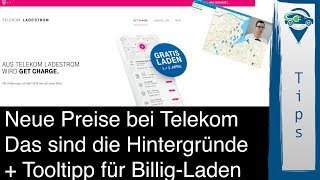 Neue Preise bei Telekom Ladestrom zeigen den Kampf im Hintergrund Tipp zur preiswertesten Ladekarte [upl. by Scopp]