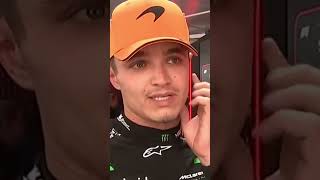 Max Verstappen and Lando Norris interview after collision maxverstappen landonorris podcast [upl. by Naujaj]