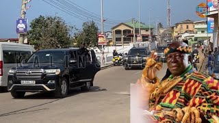 The Grand Arrival of Otumfour A Royal Welcome to Cape Coast [upl. by Emilee445]