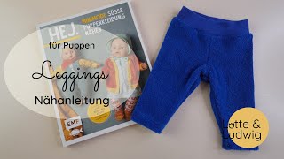 Puppenleggings nähen Hej Minimode süße Puppenkleidung nähen Band 1 [upl. by Salvador99]