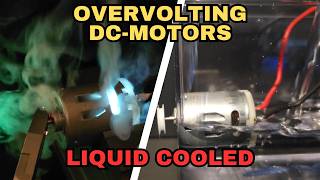 Overvolting DCMotors Testing your suggestions Water oil gasoline overloading amp more With RPM [upl. by Ammej]