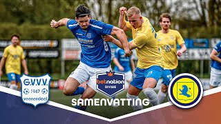 GELIJKMAKER in BLESSURETIJD 😱  GVVV vs FC Lisse  Samenvatting Betnation Divisie 2324 [upl. by Ahsasal]