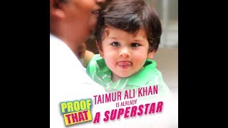 Proof That Taimur Ali Khan Is Already A Superstar  MissMalini [upl. by Ynoep]