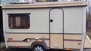 1984 Esterel Supermatic S15 Folding Caravan  Hardwall Camper Trailer nhcaravan [upl. by Lilian]