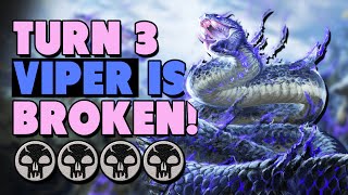 💀 NEW and FASTEST VIPER 💀 MONO BLACK is INSANE  MTG Arena [upl. by Lyell]