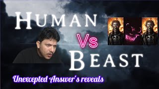 Human Vs Beast Unexcepted Answers Reveals in telugu by imluckysuresh [upl. by Darrelle211]