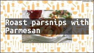 Recipe Roast parsnips with Parmesan [upl. by Othella]