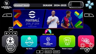 eFootball 2025 PSP Chelito19  PES 2025 PSP C19 ISO No Savedata amp No Textures Graphics 4K [upl. by Nemaj]