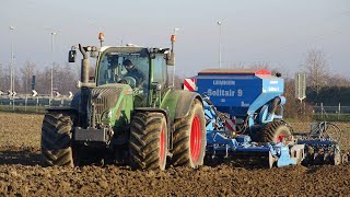 Fendt 724 Vario  Lemken Zirkon amp Solitair 9 [upl. by Halak]