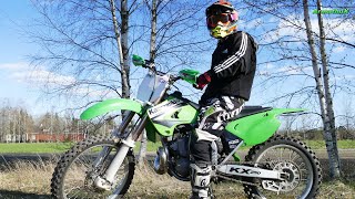 Bros Kawasaki KX250 2Stroke First Spring Jumps 2024  Raw [upl. by Cutter158]