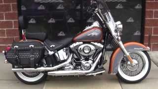 New 2015 HarleyDavidson Heritage Softail ClassicAmber WhiskeyCharcoal Pearl [upl. by Hsoj614]