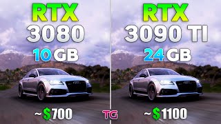 RTX 3080 vs RTX 3090 Ti  Test in 1080p amp 4K [upl. by Tana385]