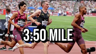 350 Mile at London Diamond League [upl. by Enoitna]