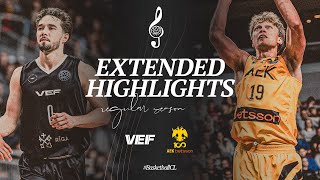 VEF Riga v AEK Betsson BC  Full Game Highlights  BasketballCL 202425 [upl. by Sauder]