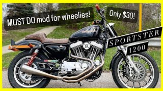 Harley Wheelie Mod  TransPrimary Vent Breather [upl. by Silverstein]