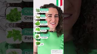 The Names of HERBS in Italian 🌿🇮🇹 Italian Vocabulary [upl. by Isaak]