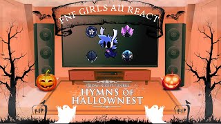 FNF Girls AU React  FNF  Hymns of Hallownest  Hollow Funkin  Gacha Halloween Special🎃 [upl. by Florance]