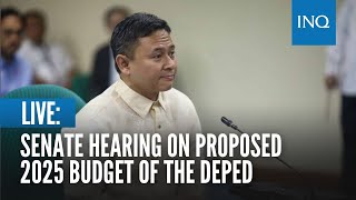 LIVE Senate hearing on proposed 2025 budget of the Department of Education  Sep 10 [upl. by Alle]