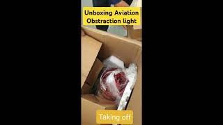 Aviation Obstraction Light Unboxing and Testing battery [upl. by Esdras]