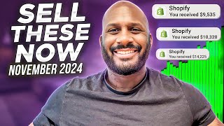 TOP 7 PRODUCTS TO SELL IN NOVEMBER 2024  DROPSHIPPING SHOPIFY [upl. by Anivlis]