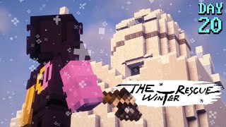 I Survived 20 Days in This FROZEN Minecraft Wasteland [upl. by Abisia315]