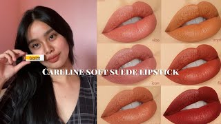 CARELINE 38 OFF SOFT SUEDE LIPSTICK  Lj Torres [upl. by Remy]