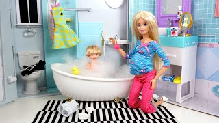 Barbie Baby Doll Tommy Adventures amp Travel Routine [upl. by Franck]