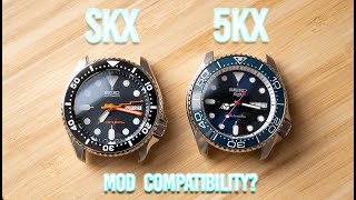 Seiko SKX vs 5KXSRPD  Mod amp Parts Compatibility [upl. by Reham]