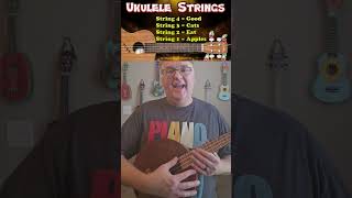 Ukulele String Numbers and String Names ukuleleteacher ukulelelesson ukulelelessons [upl. by Timon]