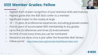 IES Townhall Sep 2024  IEEE Fellow Applications by Dr Don Tan [upl. by Ekusoyr]